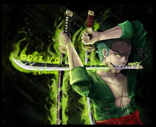 他就是未来的大剑豪!他就是草帽海贼团的剑士!他是死神都退让的男人!