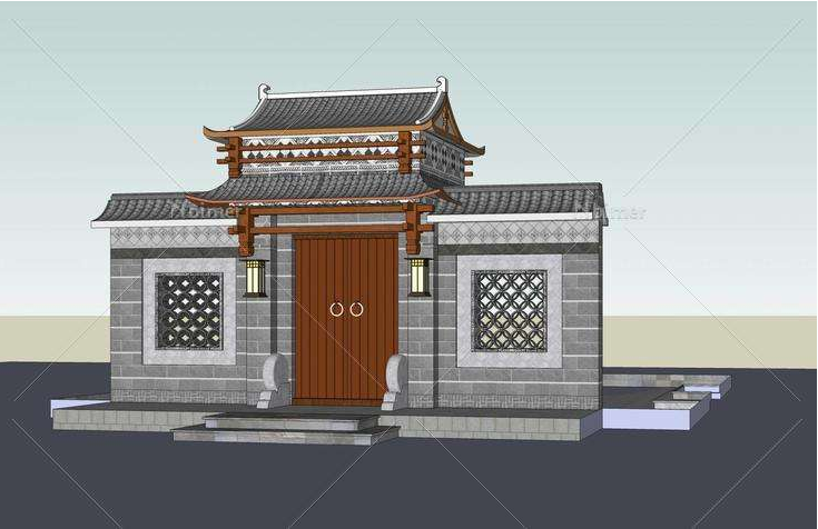 四合院中装饰性极强的建筑——垂花门|四合院|垂花门|屏门_新浪新闻