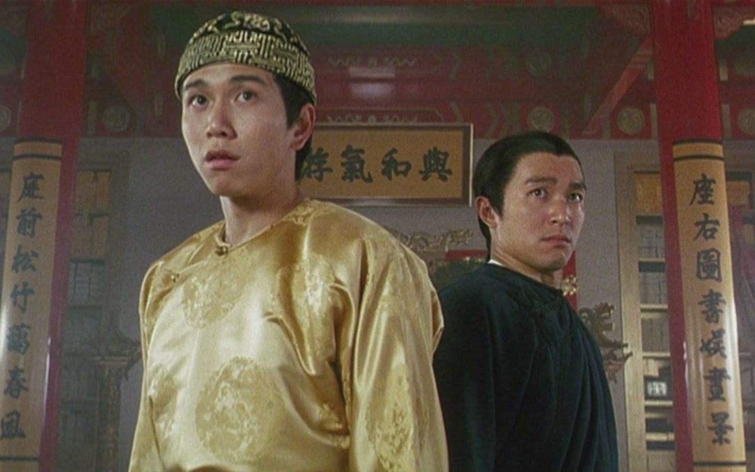 ps:1992年,周星驰主演的《鹿鼎记》,温兆伦演"康熙",这是他最后的辉煌