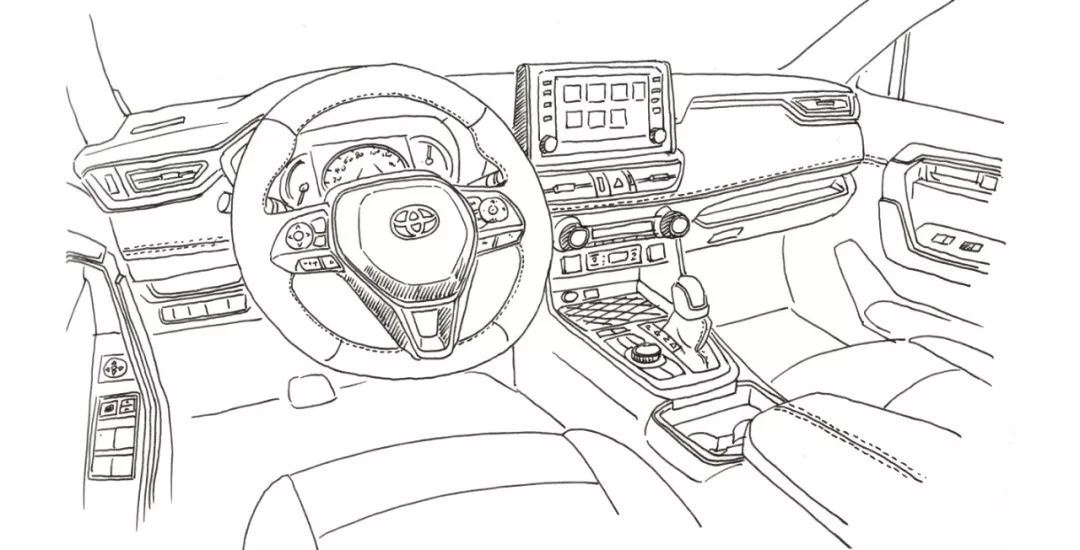 定位城市or越野?画车达芬奇带你解码全新一代rav4!