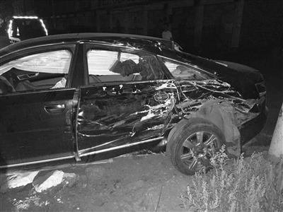 奥迪车主醉驾引发车祸 一查车主已违法被记51分