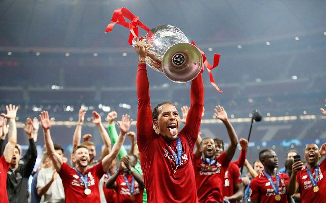 欧足联范戴克当选欧冠决赛最佳球员