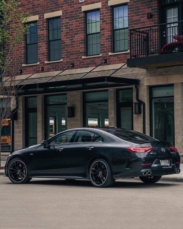 奔驰cls53amg尾部看着变扭