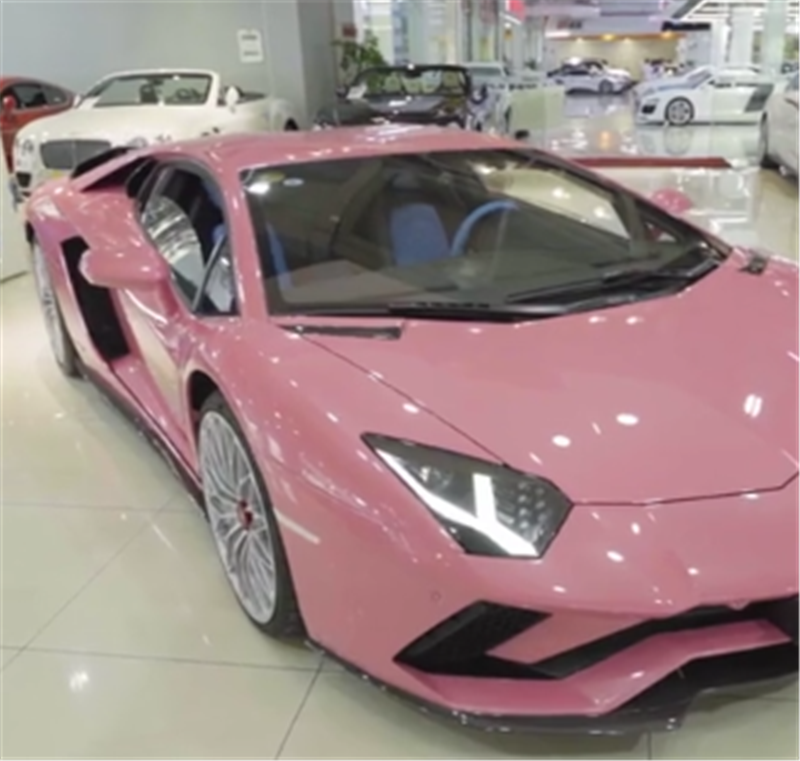 613万兰博基尼现展厅原厂粉色国内仅一台女车主才是亮点