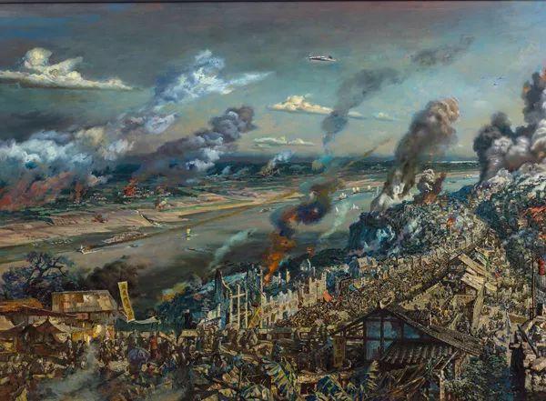 重庆大轰炸|陈可之|油画_新浪新闻