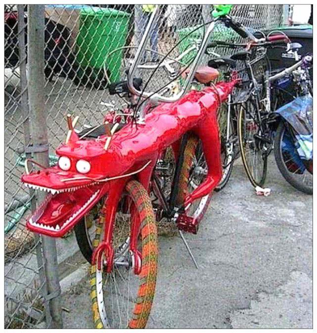 全网最"奇葩"的自行车,保证你一个都没见过,网友:怎么拐弯呢