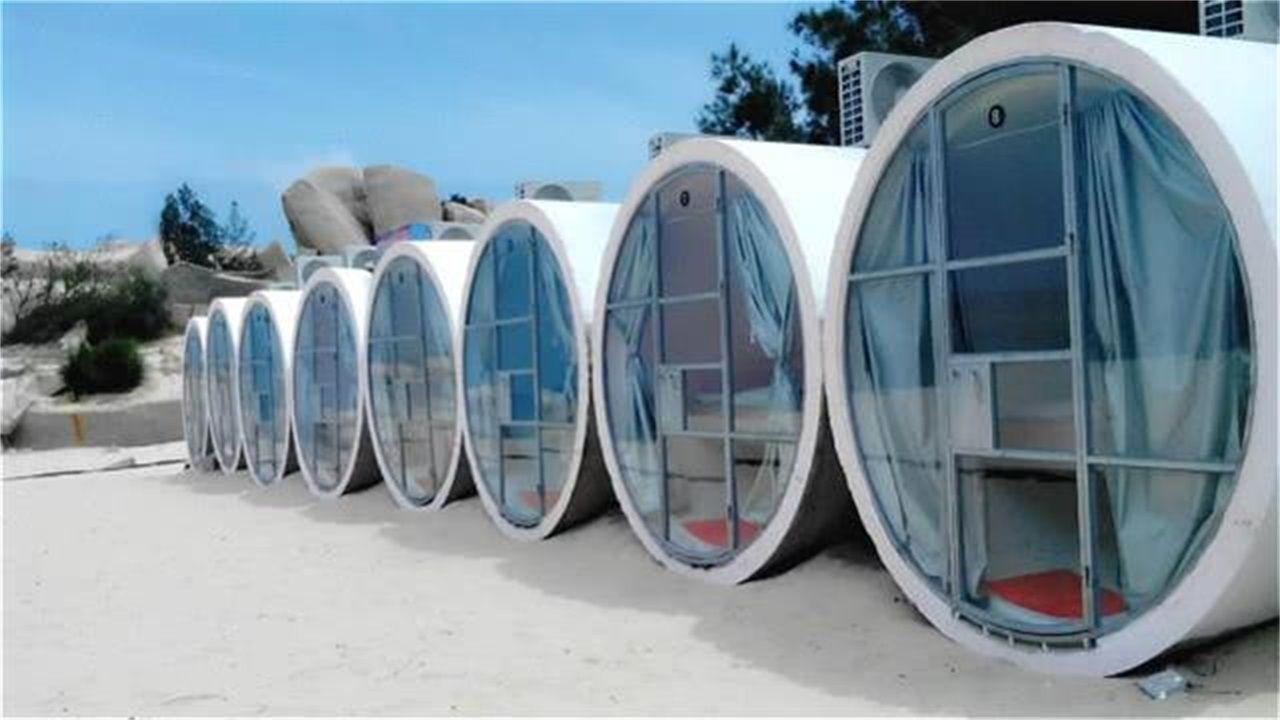 香港出现"水管屋",一间售价为10万元,内部设施一应俱全