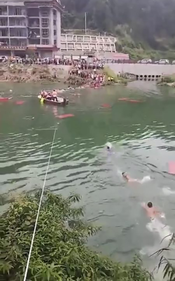 事发现场视频截图