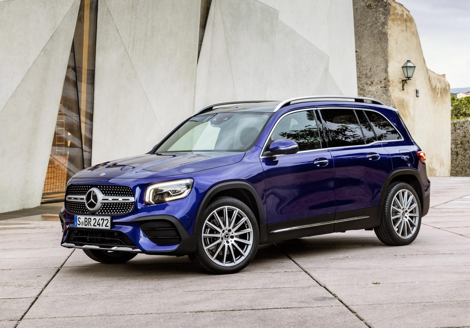 20多万的奔驰7座suv!glb官图发布!