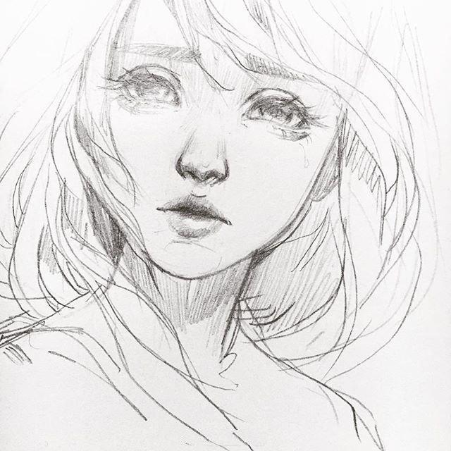 临摹线稿必备素材!