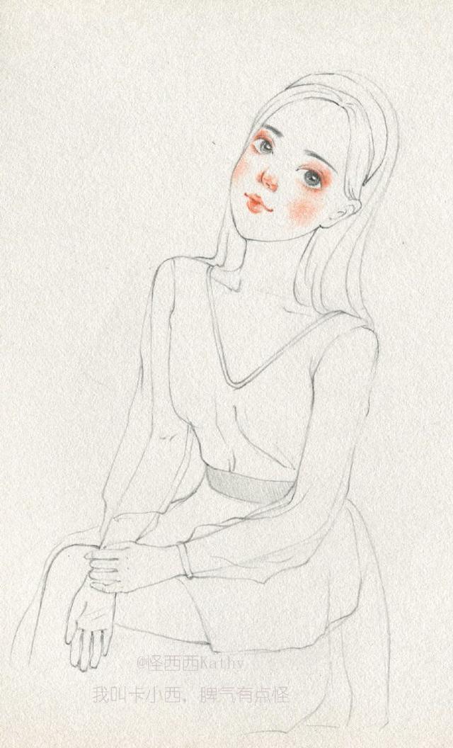 如何画人物线稿?临摹线稿必备素材!