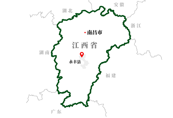 江西省永丰县:江西永丰膏激素被曝销往全国 当地却很少用 永丰县位于江西省中部,永丰县人民政府官网显示,总人口48万。 魏倩/制图