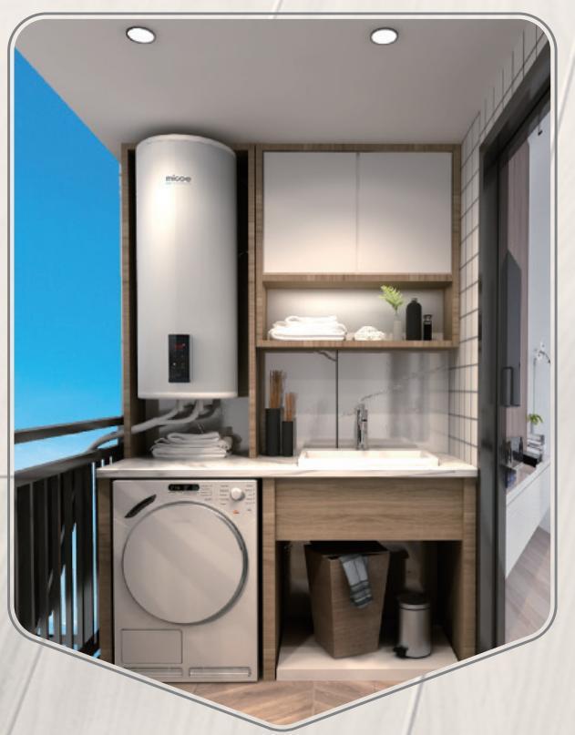 解决高层无法安装太阳能的痛点:四季沐歌阳台壁挂太阳能热水器