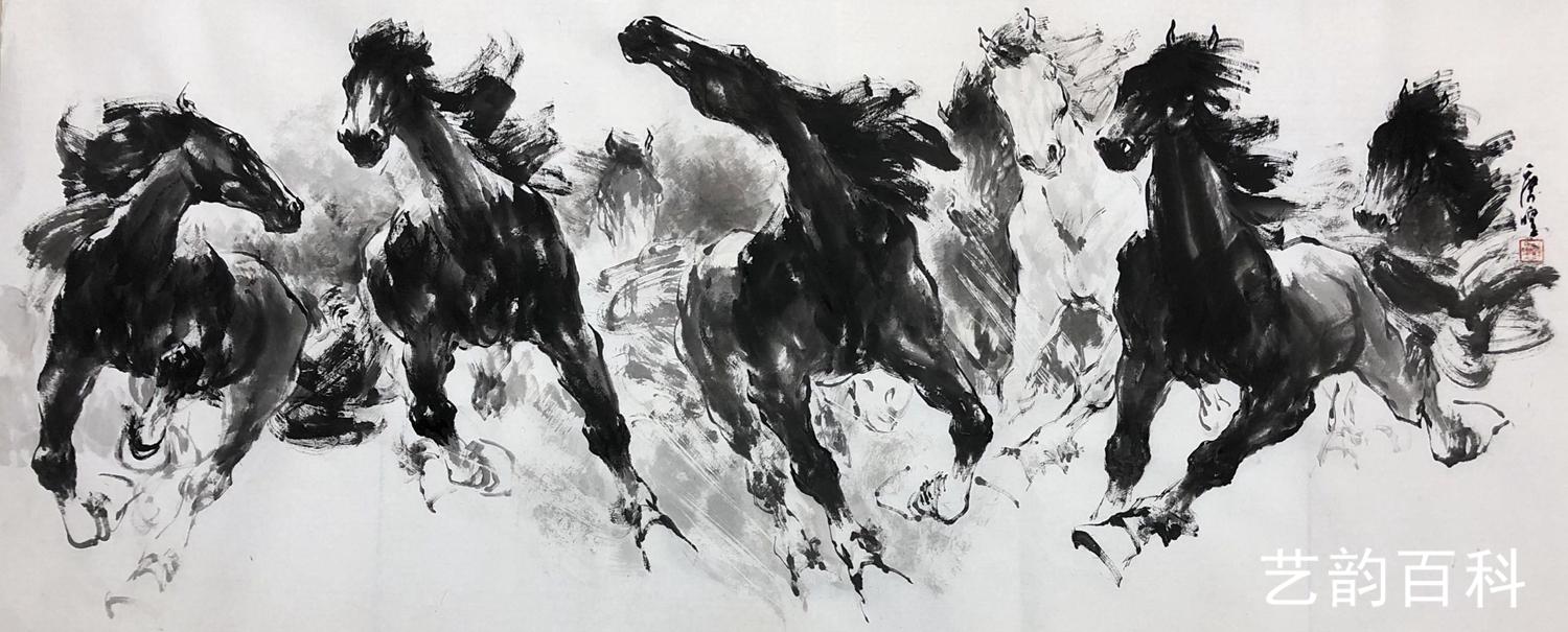 中国当代画马研究院艺委会委员唐煌艺韵百科推荐