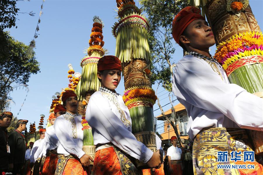 印度尼西亚巴厘岛艺术节开幕