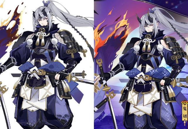 阴阳师SSR鬼切新皮肤原稿设计图公开 亲爹原画完爆官方魔改版|原画|原稿|改版_新浪新闻