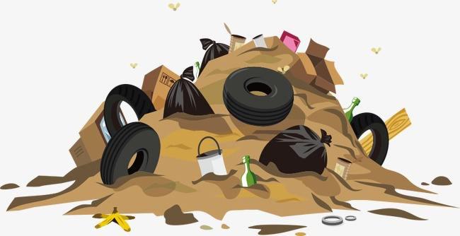 汕头有垃圾堆堆在排灌渠边上村民都担心农田受污染