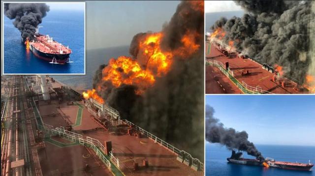 伊朗开始反击,导弹直奔美国军机而去,美军慌忙反击误中2艘油轮