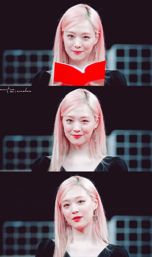 雪莉粉色发色化身"人间水蜜桃",出solo回归音乐人,颜值没得嘲