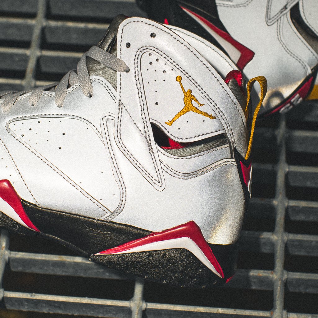 耀眼鞋面反光3m系列airjordan7实物美图欣赏