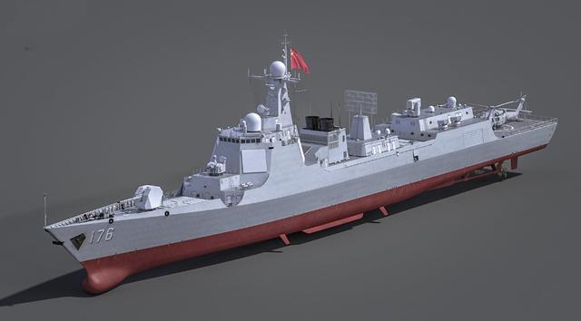 作为此次052dg重新登台的重头戏,直升机机库的扩充让该舰搭载两架直20