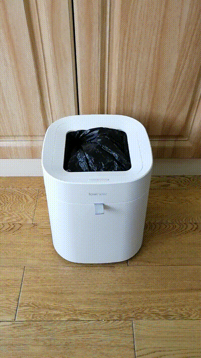 t air带你体验能够自动打包换袋的垃圾桶