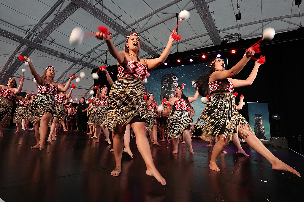 图片来源/视觉中国哈卡舞作为一种古老的毛利战斗舞蹈形式,曾用于战场