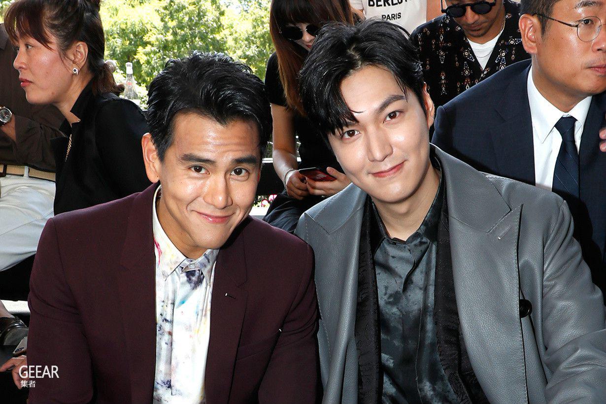 这对好友颜值高到难以计算!看彭于晏和李敏镐时装周同框!