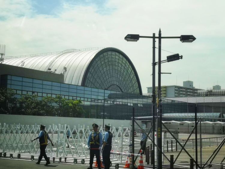 大阪国际会展中心外景。二十国集团领导人大阪峰会将在这里举行。新华社记者刘华摄