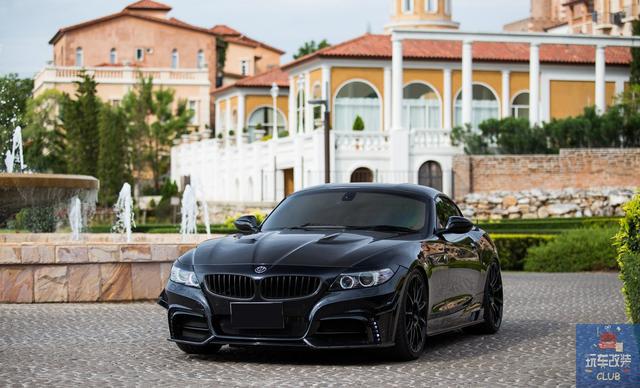 这才是真正的"黑武士"改装!宝马bmw z4!