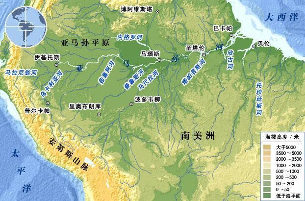 亚马逊河是世界第一大河它到底有多大至今没有一条桥梁跨越它