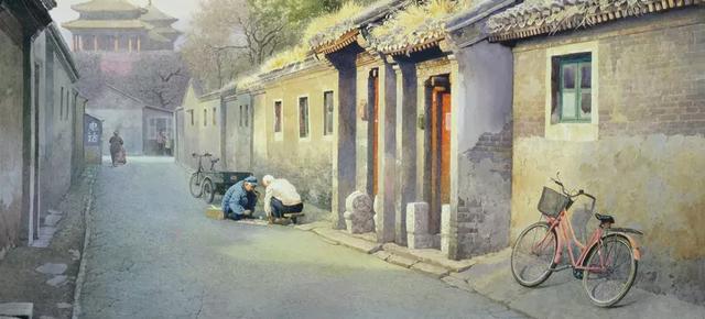 黄有维笔下的老北京胡同儿,是否有你记忆中的模样?
