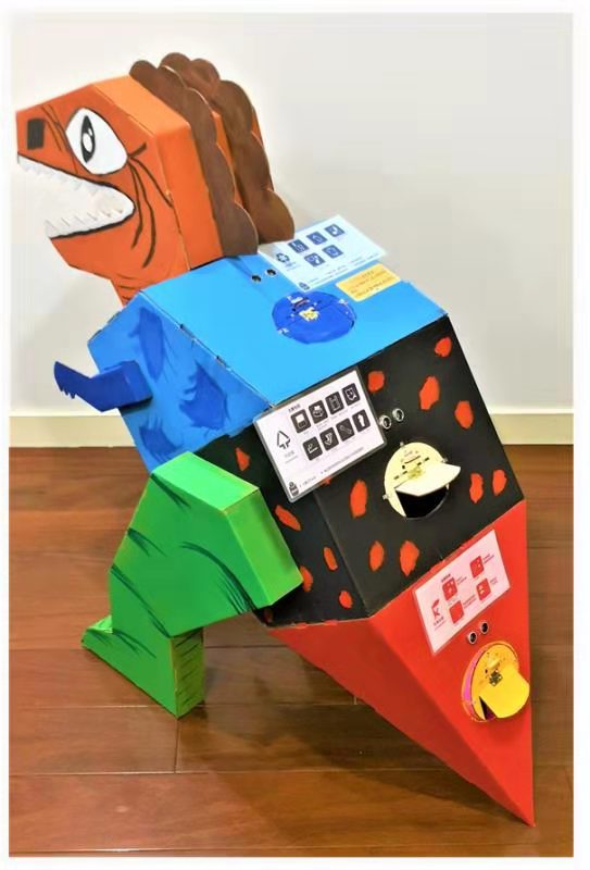 暑期小学生垃圾分类脑洞大开出新花样,他们让智能语音垃圾桶提升语音