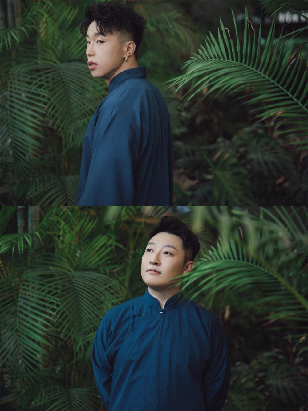 郭麒麟长袍俊朗非凡,老爹郭德纲风度翩翩