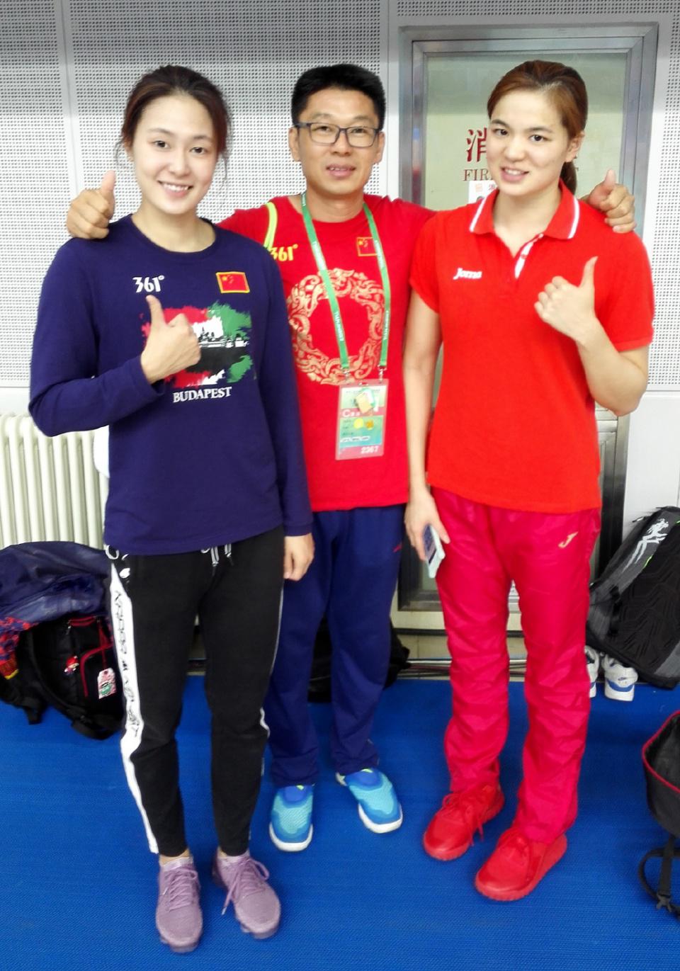 在2018年国际泳联世锦赛上,张雨涵和李冰洁,杨浚瑄,王简嘉禾一起获得4