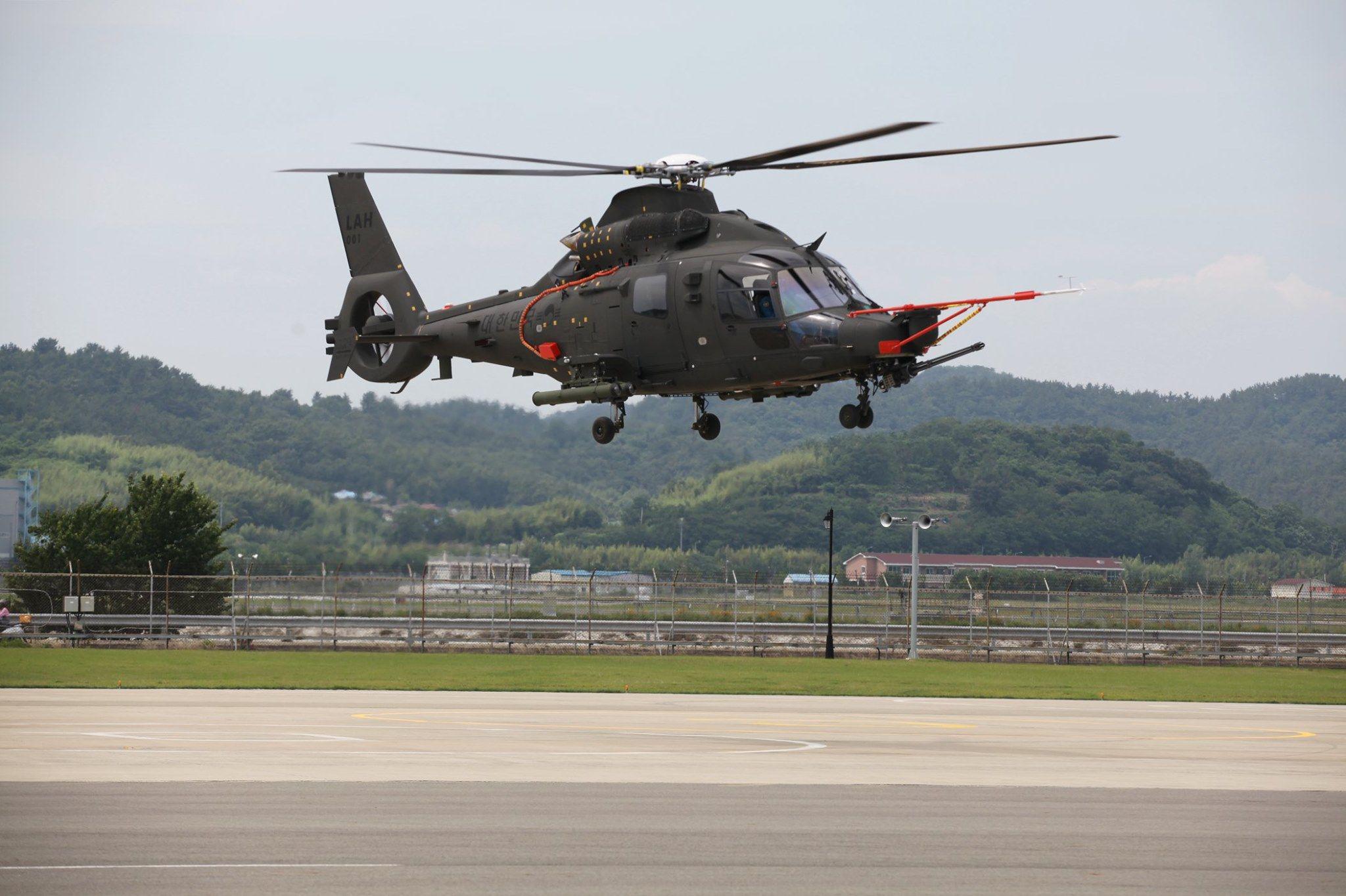 韩国lah轻型武装直升机,拥有"法国血统",比直-9wa晚了10年