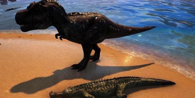 我的世界里的远古怪兽帝王鳄