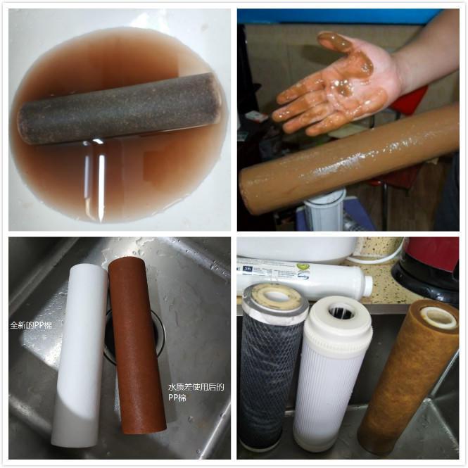 净水器不更换滤芯?实拍长期不换滤芯的样子