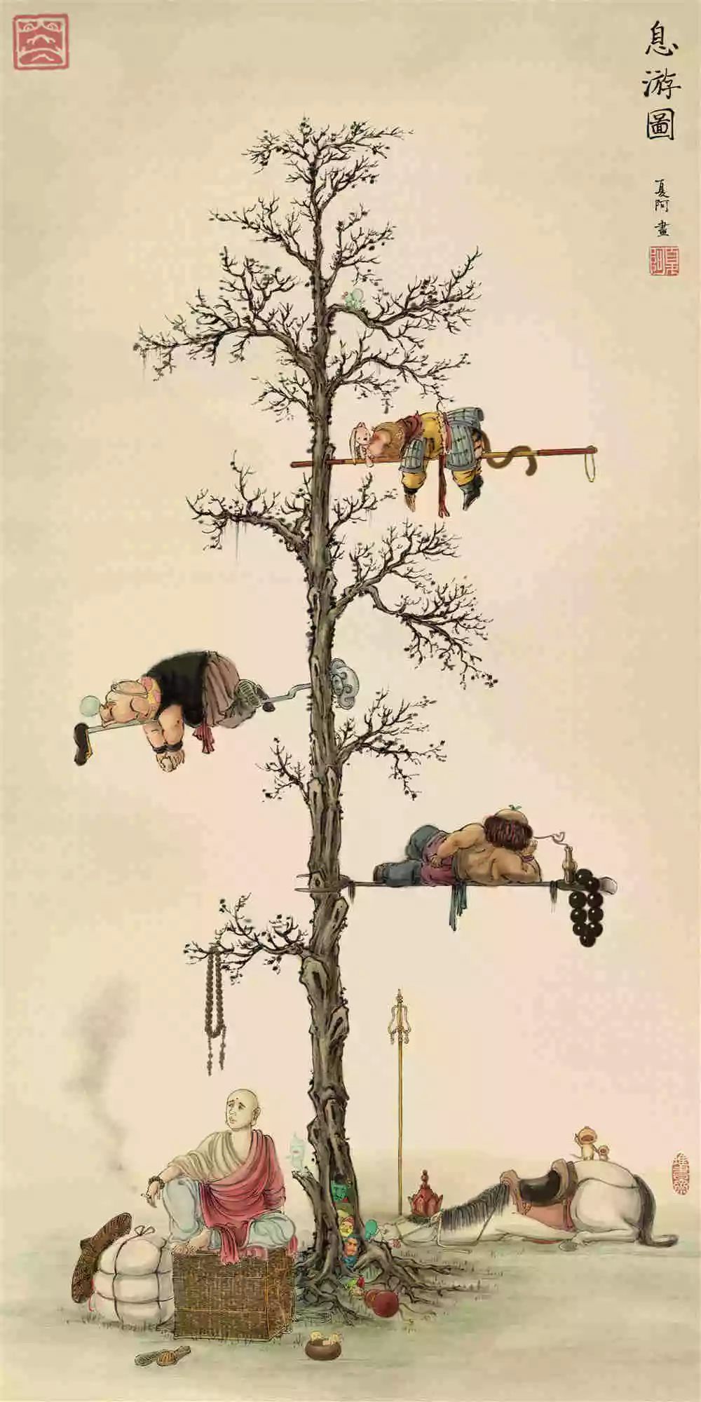 “网红画家”夏阿:别人认为你有趣,你才是真有趣