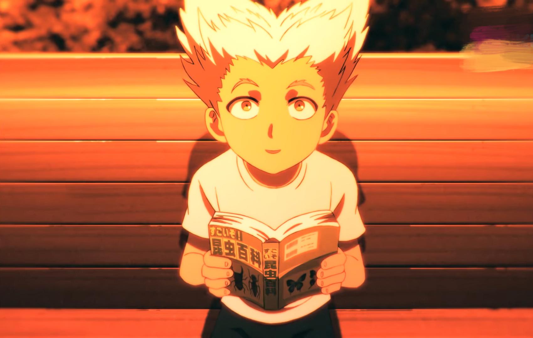 一拳超人4个典型角色,埼玉为一根薯条烦恼,king一人镇四龙!