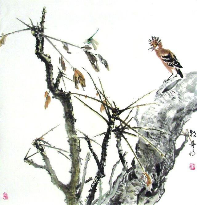 西安画家牧舟踏浪逐梦艺海荡舟