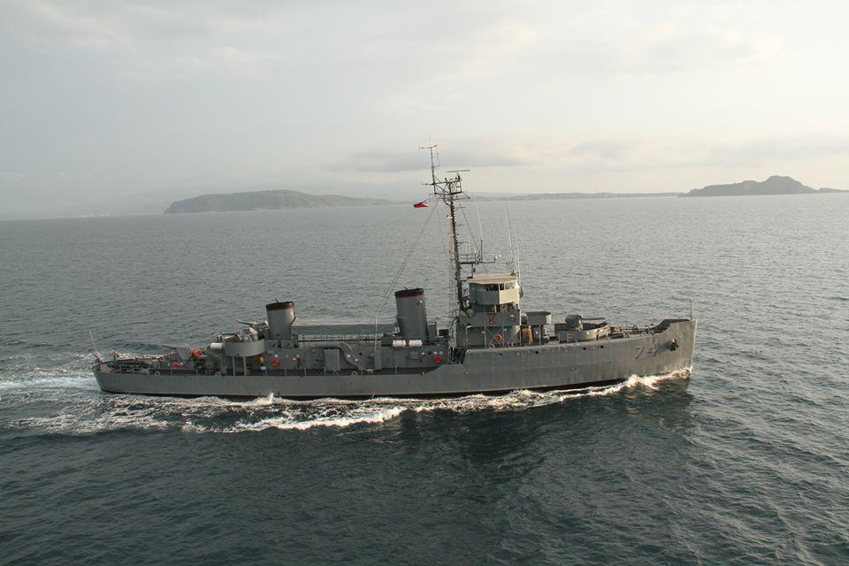 世界上古老的护卫舰从菲律宾海军退役打过二战已服役75年