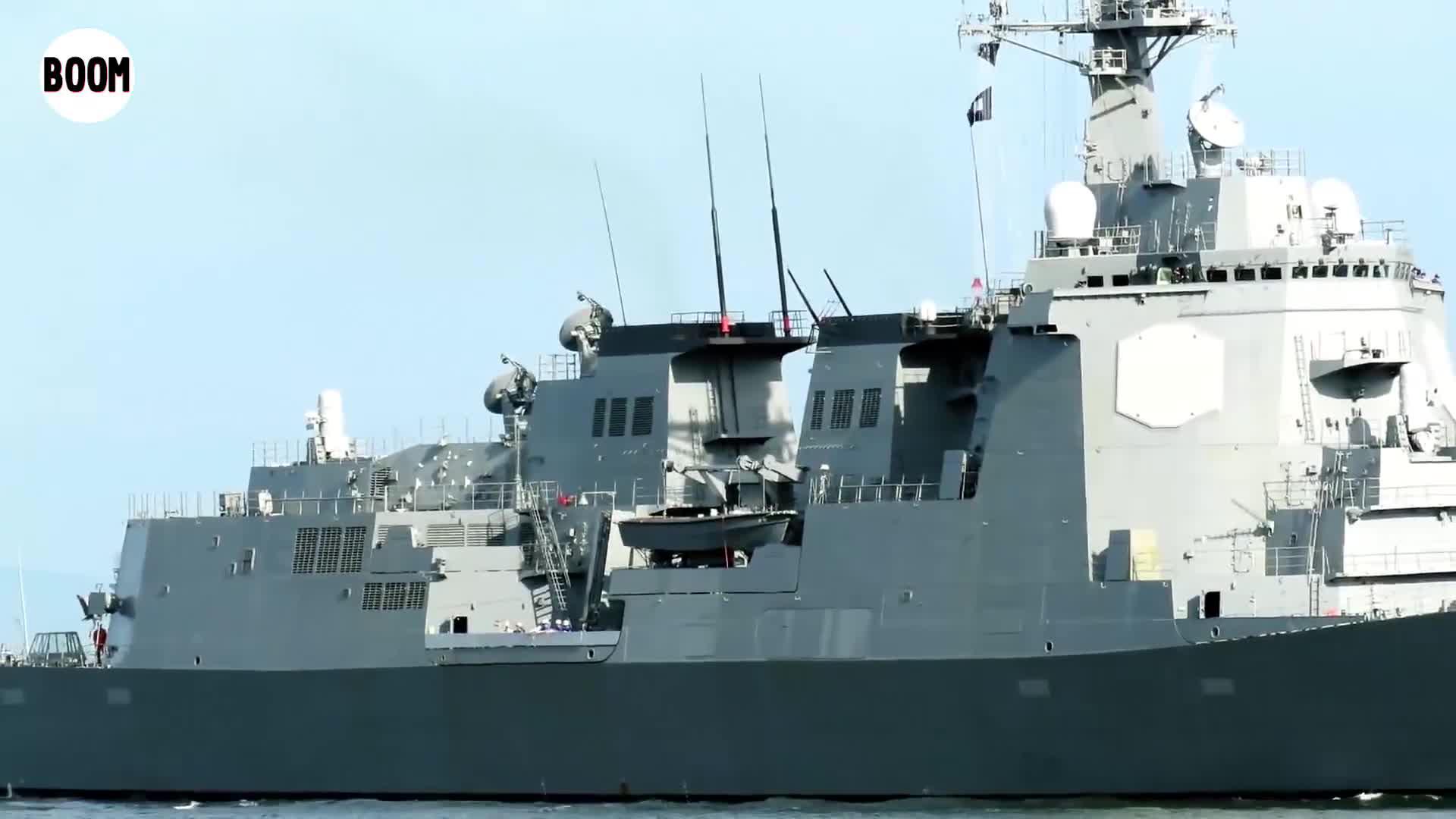 日本最新一代摩耶号驱逐舰海试归港 预计明年服役