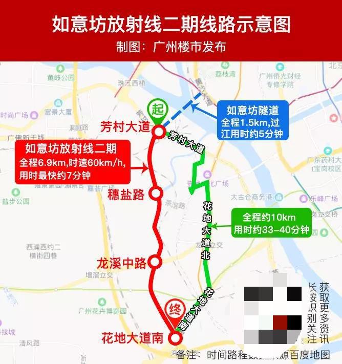 投资30亿,如意坊放射线二期将动工!广钢7分钟到白鹅潭!