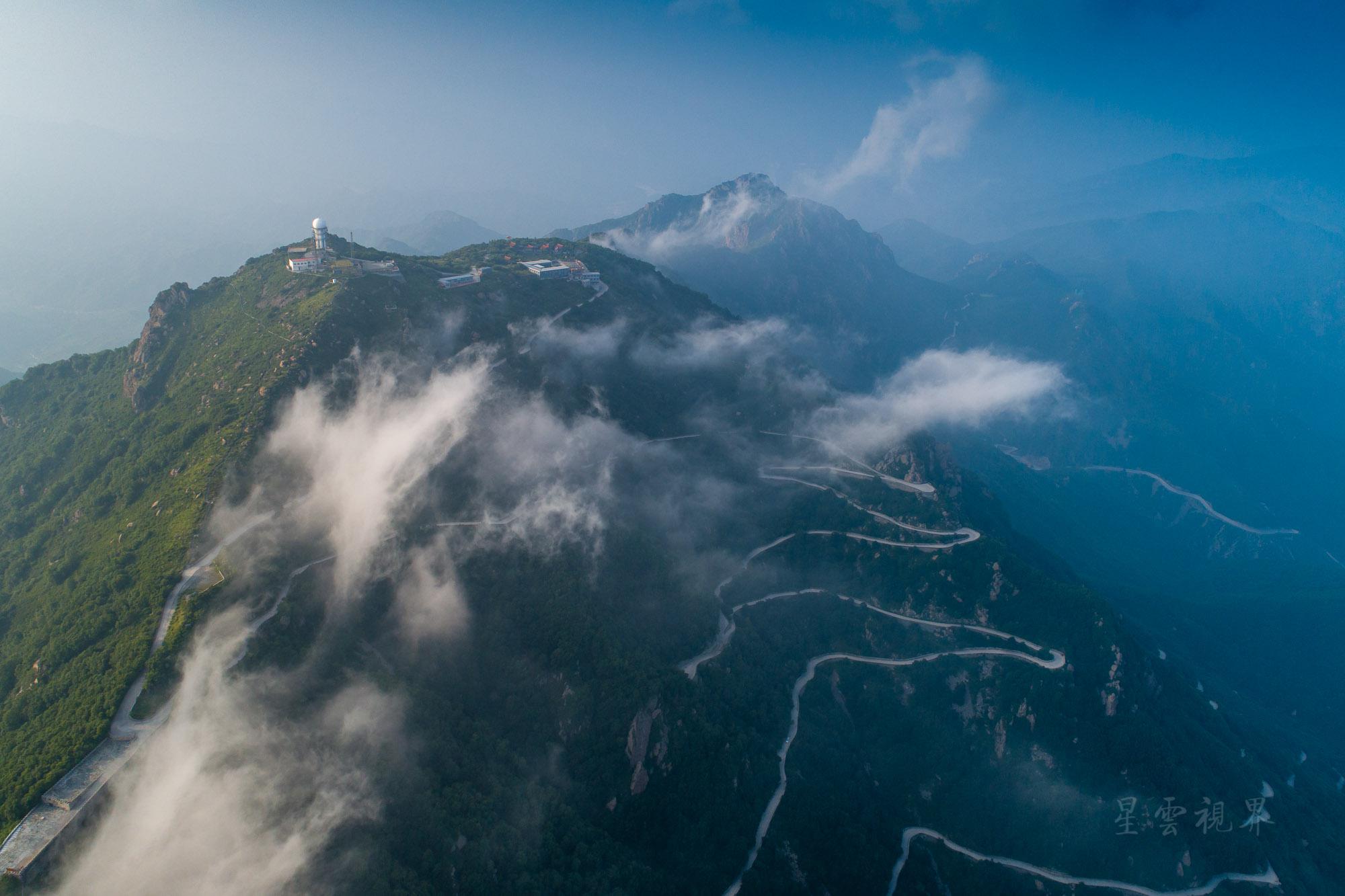 北京第三峰百花山,夏日清凉世界,高山林海花园