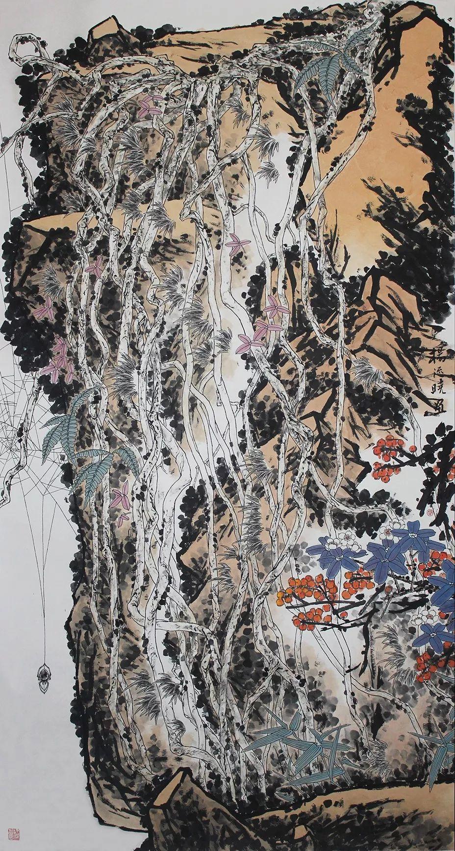 2006年至2009年,读广州美院国画系研究生,师从陈新华教授,获硕士学位.