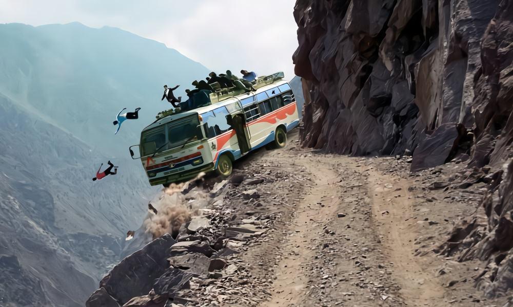 亚洲夺命公路:建立在海拔3500米的悬崖上,每年在此丧命的人很多