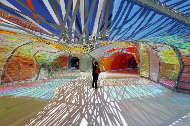 探访美国洛杉矶的"蛇形画廊"