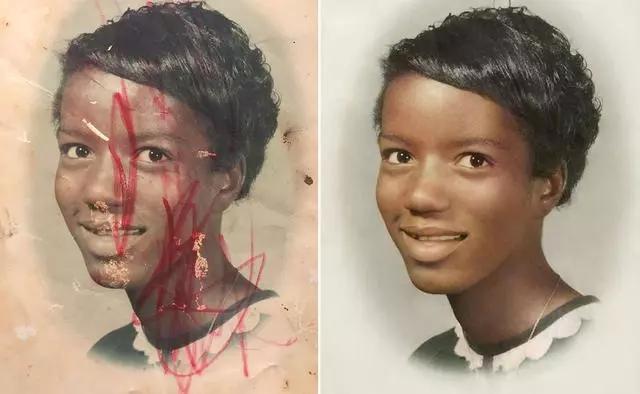 老照片自动修复软件app看ai修复老照片和国内外传统修复的区别