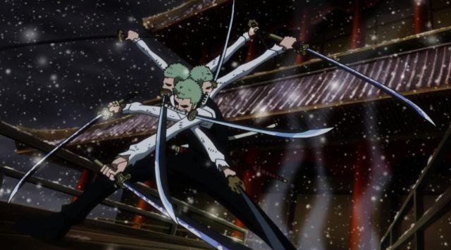 海贼王:从无刀流到九刀流,你最喜欢索隆的哪个招式?